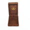 Brown Suede Jewelry Box Personalized MDF Wooden Necklace Jewelry Box