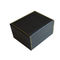 Black Leather Personalised Watch Boxes MDF Wood Open Flap CMYK Printing