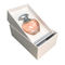 Glossy White Paper Gift Packaging Box EVA Velvet Lining Perfume Packaging Boxes