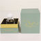 Charming Decorative Printed Perfume Paper Box Fresh Green Yellow Color Eva Inserts Cosmetic Packaging