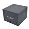 Black Paper Drawer Gift Box For Rose Storage Display Hot Stamping Logo